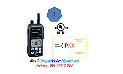 bo dam icom ic-m88 ul chong chay no