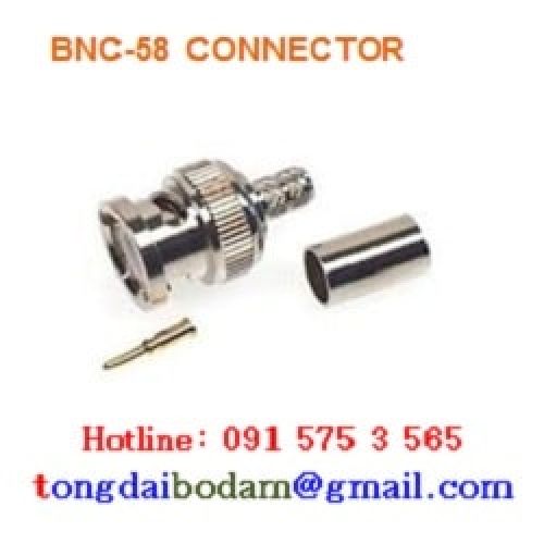 BNC-58 | Đầu nối BNC cáp RG58