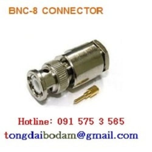 BNC-8 | Đầu nối BNC cáp RG8