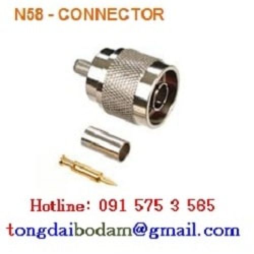 N-58 | Đầu nối N cáp RG58