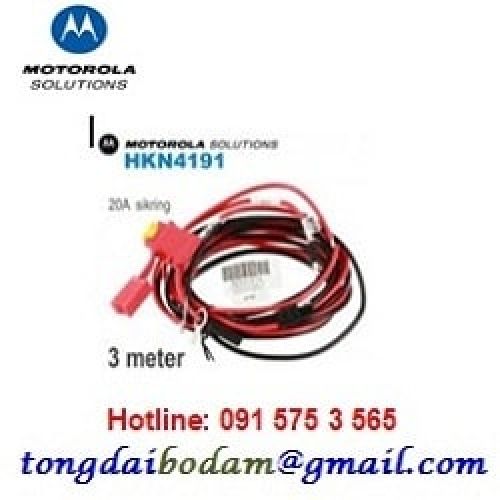 Dây nguồn bộ đàm gắn xe Motorola (HKN4191)