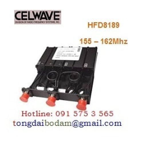HFD8189 | DUPLEXER CELWAVE VHF 155 - 162Mhz