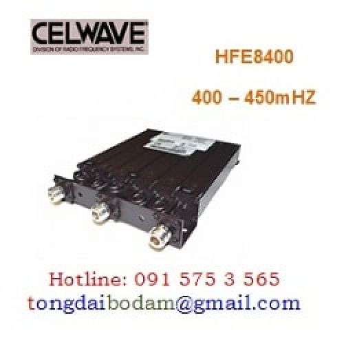 HFE8400 | DUPLEXER CELWAVE UHF 400-450Mhz