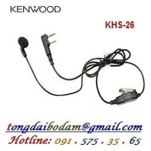 Tai nghe bộ đàm kenwood (KHS-26) chính hãng