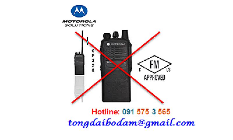 Bộ đàm MOTOROLA GP328 IS chống cháy nổ | Ngưng sản xuất từ năm 2015